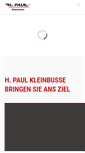 Mobile Screenshot of kleinbusse-paul.de